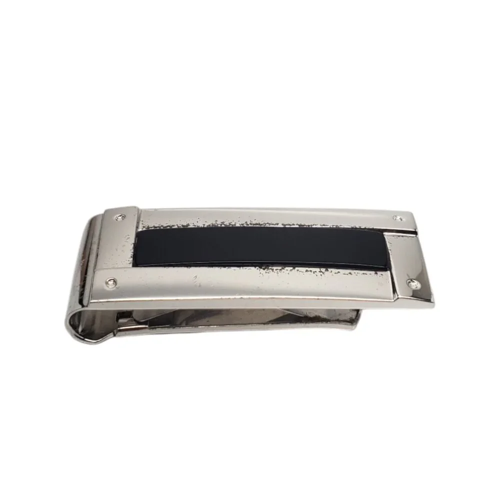 Dolan Bullock Sterling Silver Onyx Money Clip # 19676